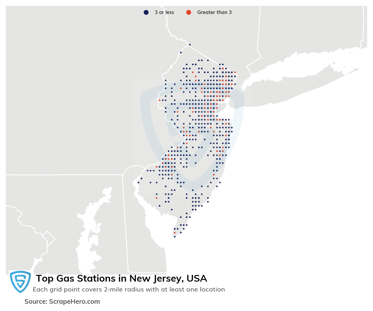 10 Largest Gas Stations In New Jersey In 2024 Based On Locations