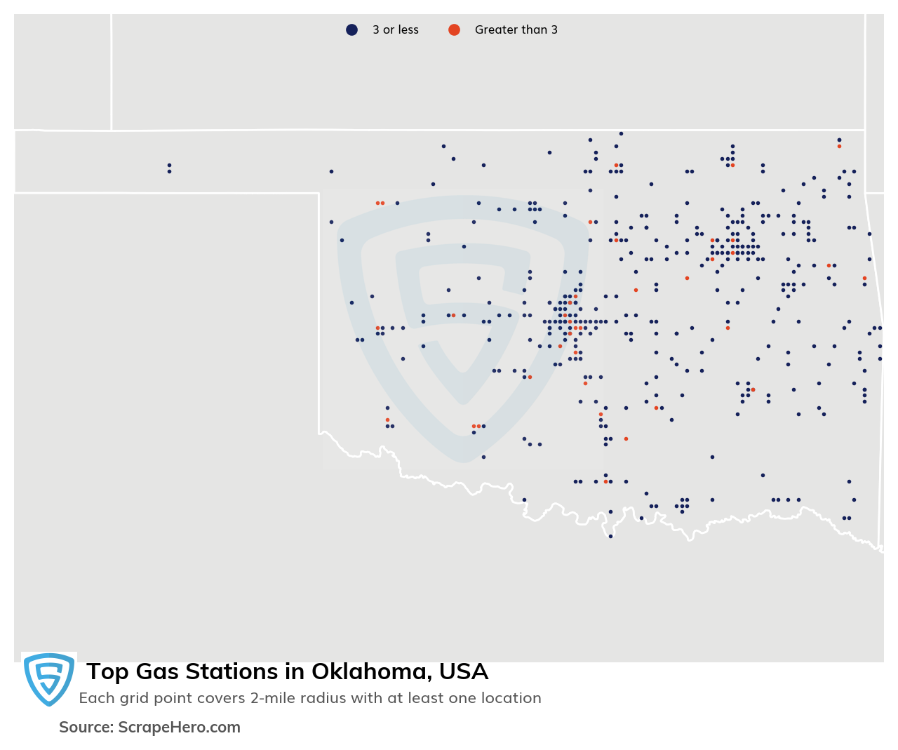 List of all top Gas Stations locations in Oklahoma USA - ScrapeHero ...