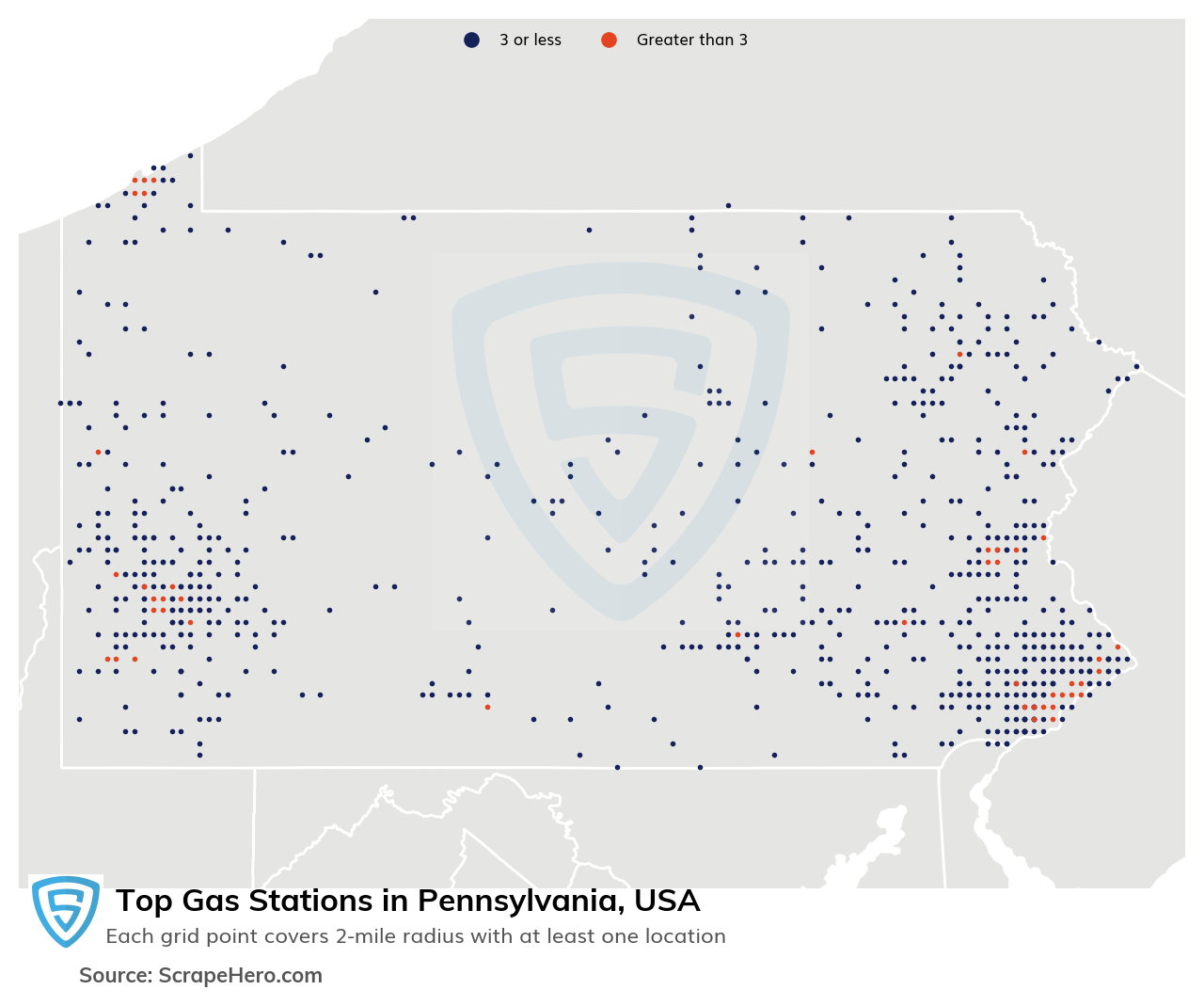 10 Largest Gas Stations In Pennsylvania In 2023 Based On Locations