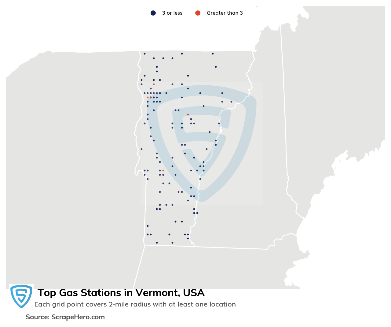 List of all top Gas Stations locations in Vermont USA - ScrapeHero Data ...