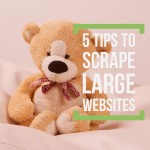 5 tips for scraping big websites