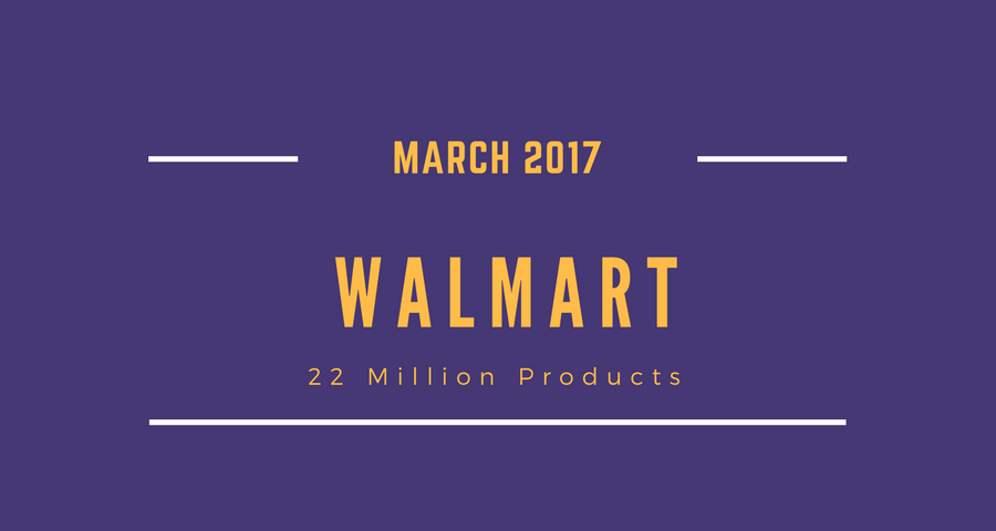 Amazon vs Walmart- Products Sold in March 2017