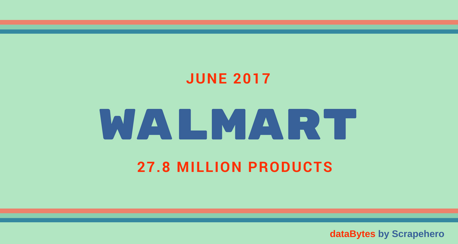 Amazon vs Walmart- Products Sold in June 2017