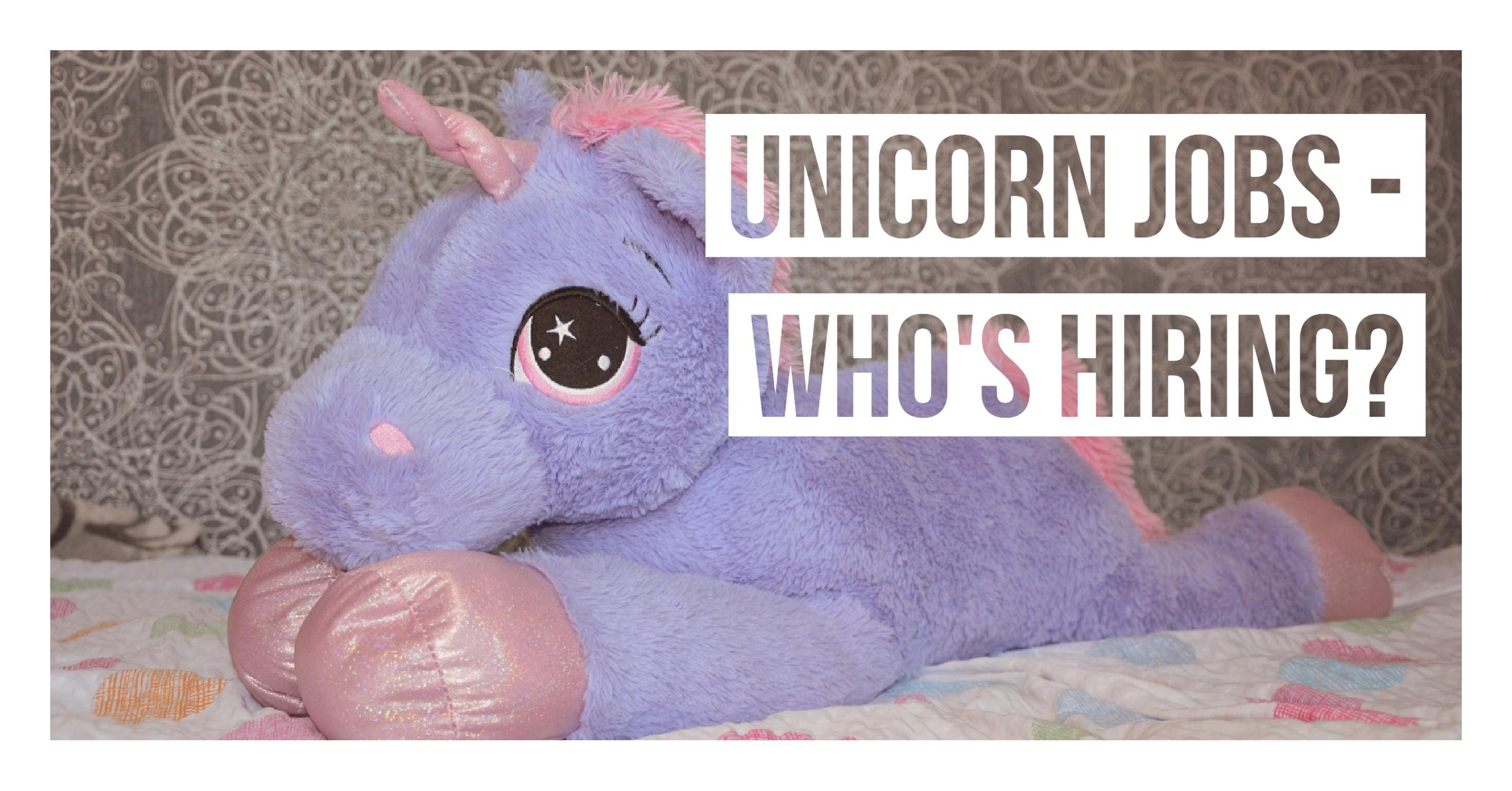 Unicorn jobs – Who’s hiring – Analysis of US jobs by unicorn startups