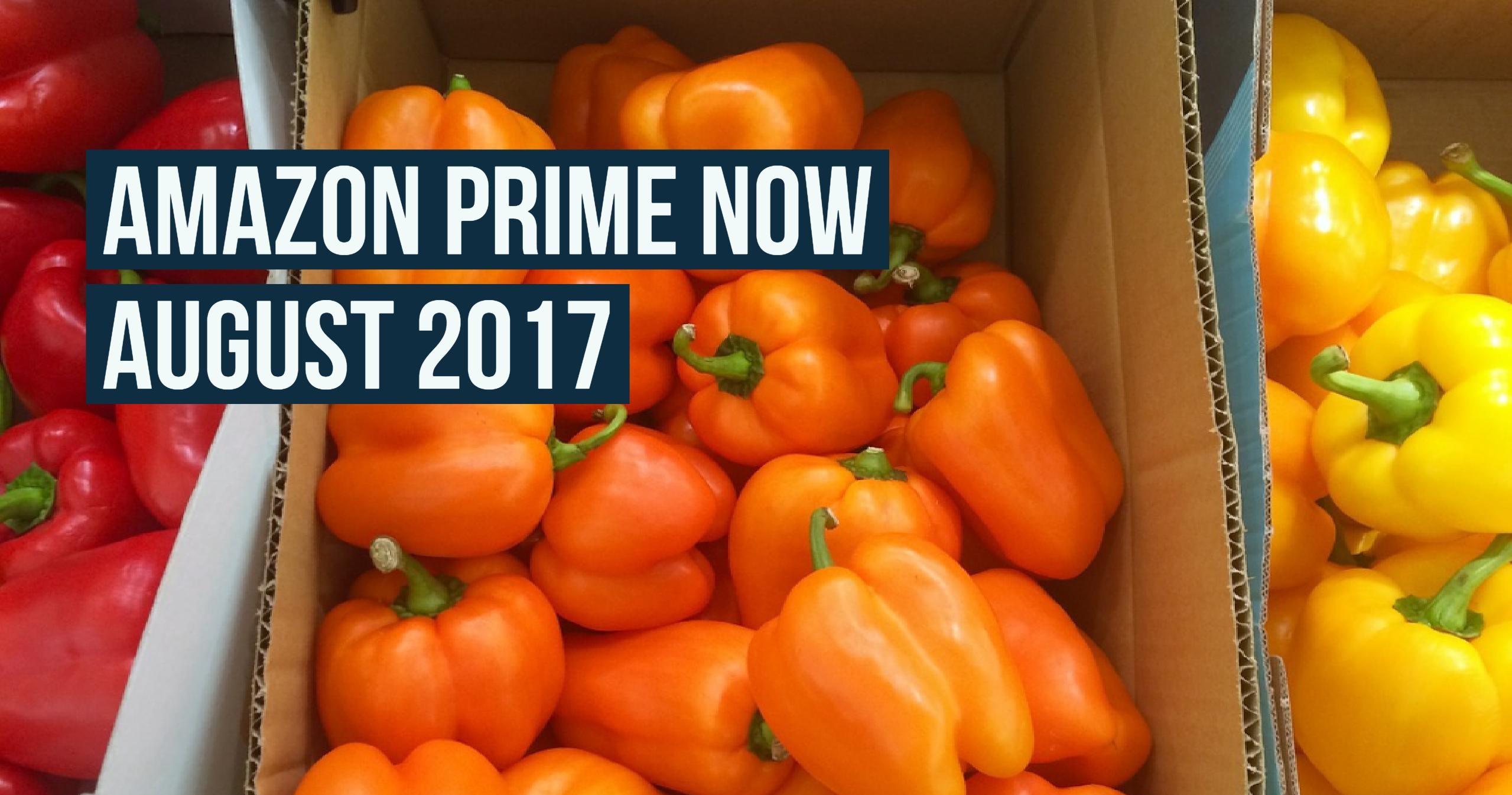 How Many Products Does Amazon Prime Now Carry – August 2017