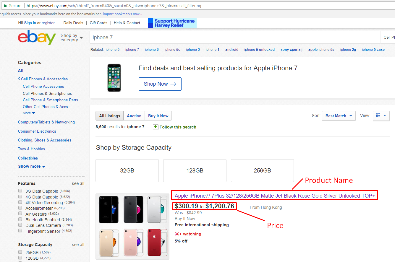 How To Scrape Competitor Prices From Ebay Com Using Python And Lxml Web Scraping Services