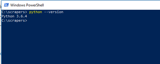 python-version-windows-10-web-scraping