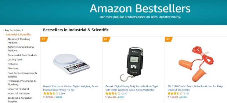 amazon best seller list 2018