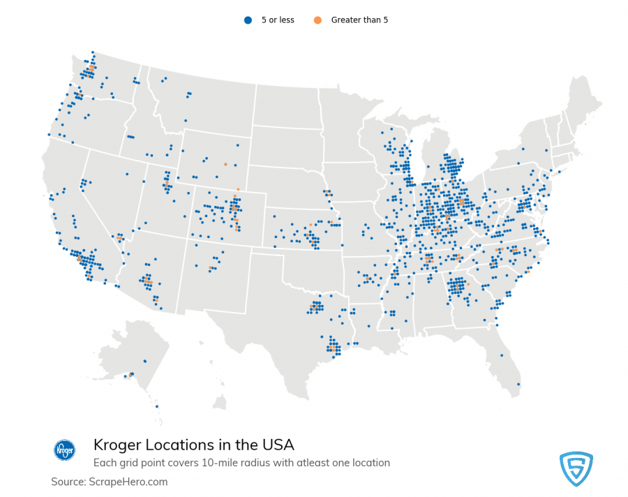 Number of Kroger stores in USA 2021 Store Location Analysis