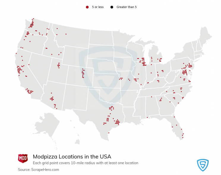 Maps Pizza Near Me Top Pizza Chains In The Us In 2021 - Location Analysis