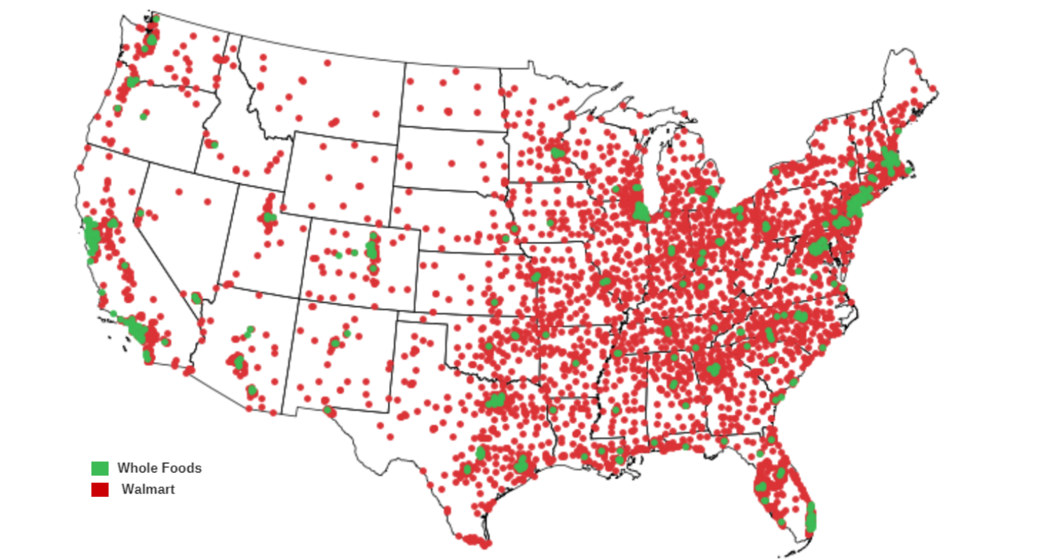 how many walmart locations in the us