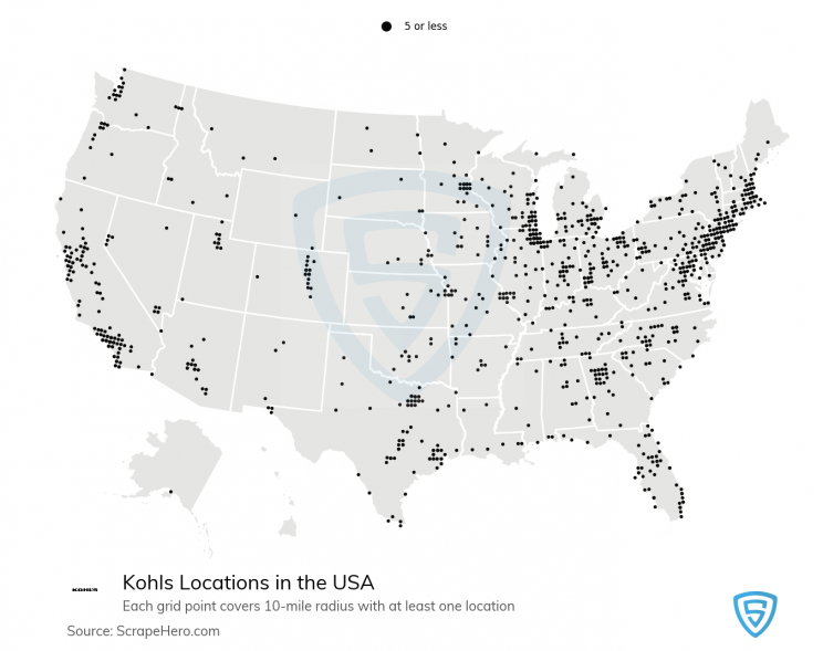 kohls-store-locations-map