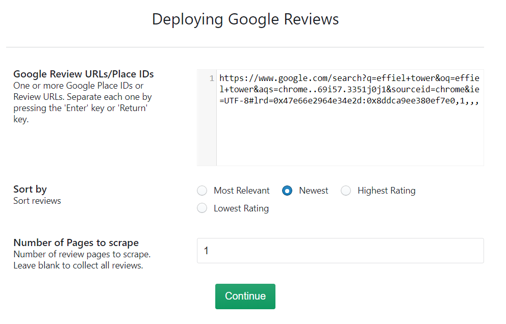 google-reviews-scraper