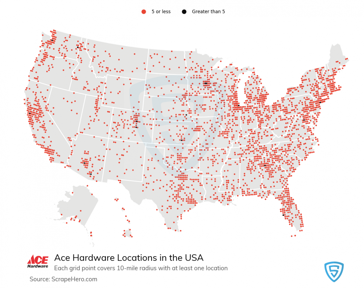 Largest Home Improvement Stores in the US Location Analysis