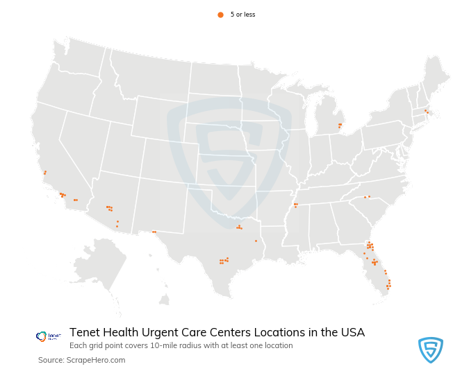 tenet-health-urgent-care-location-map