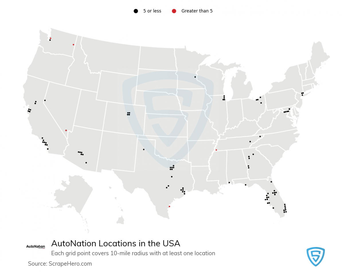Largest Auto Parts Stores in the US Location Analysis