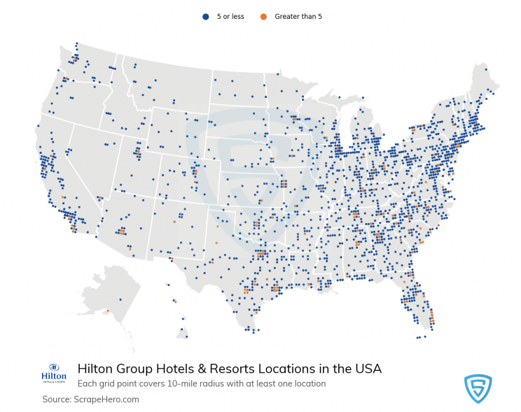 hilton-group-hotels-location-map