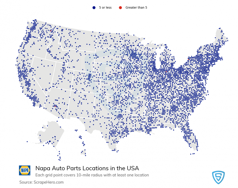 Largest Auto Parts Stores in the US Location Analysis