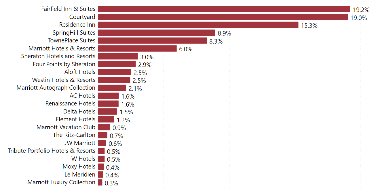 Elegance Citron MP Largest Hotel Chains in the US - Location Analysis