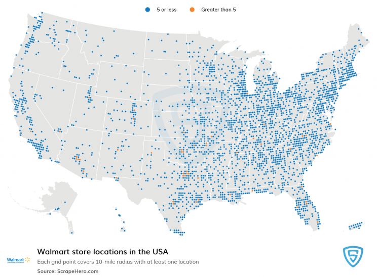 Walmart Locations in the US