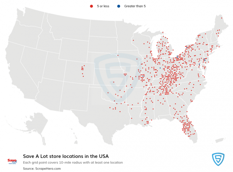 Save a Lot store locations in the US