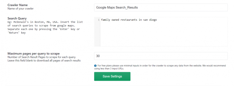 input-to-google-maps-crawler