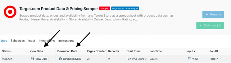 target-scraping-completed