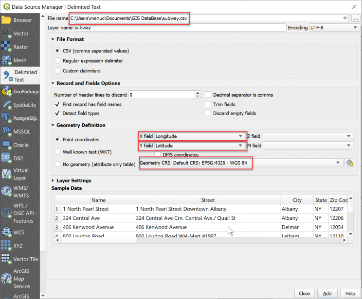 How to visualize location data from a CSV file as a choropleth map in QGIS