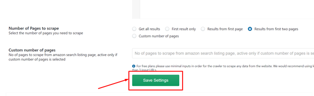 save-settings-button-for-the-Amazon-scraper