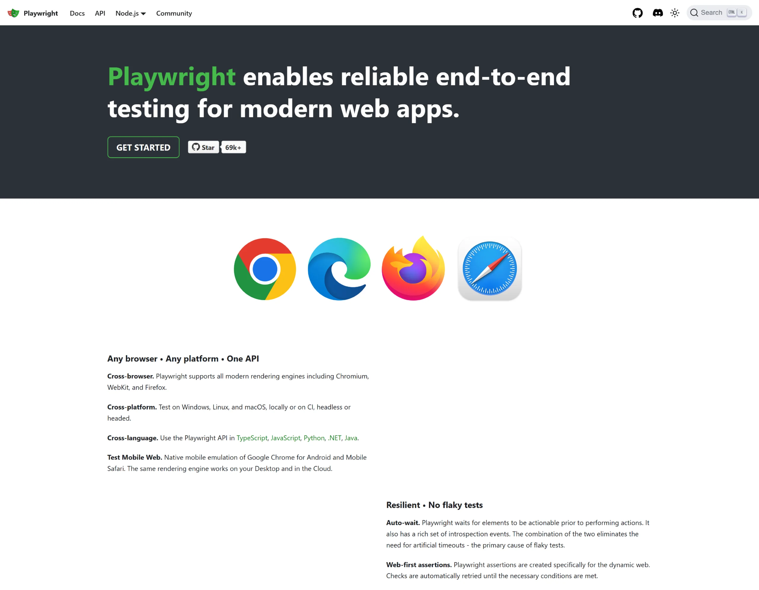 Homepage-Playwright