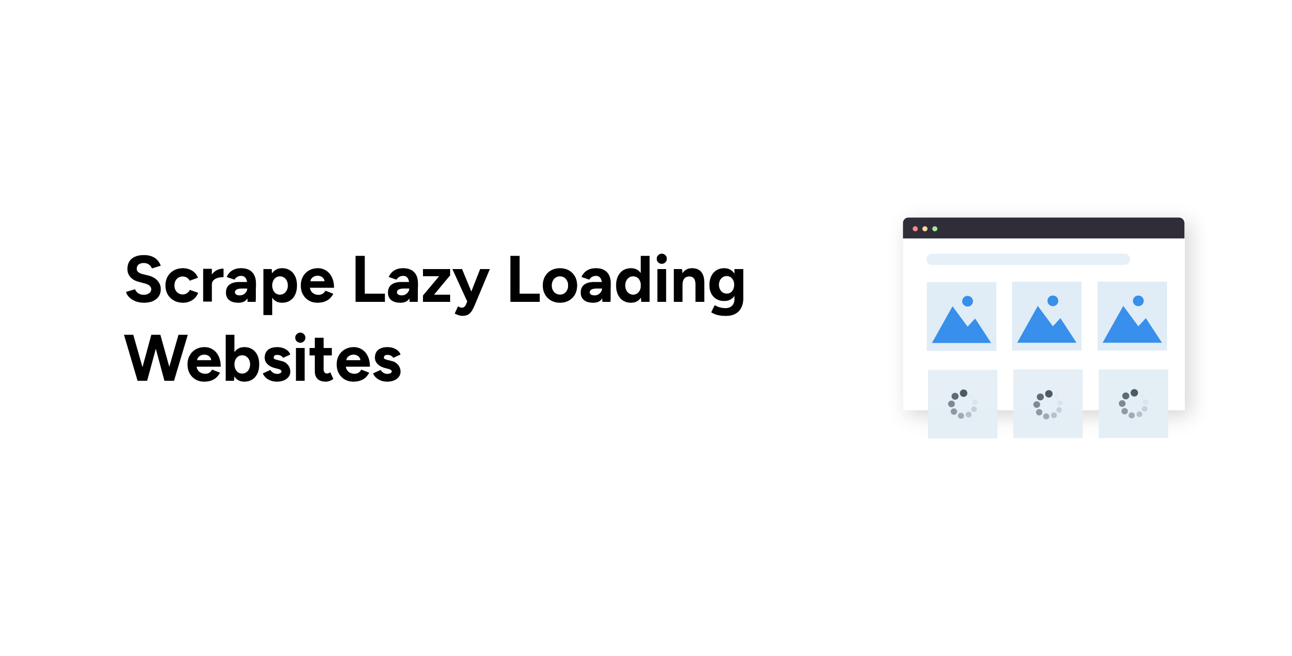 scrape lazy loading websites