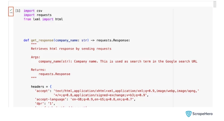 Screenshot showing code execution time without concurrency or parallelism