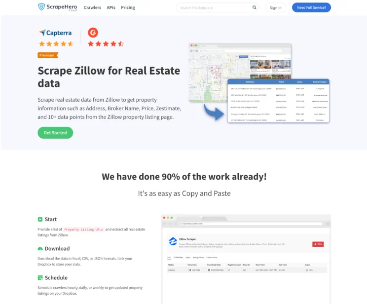 ScrapeHero Zillow Scraper