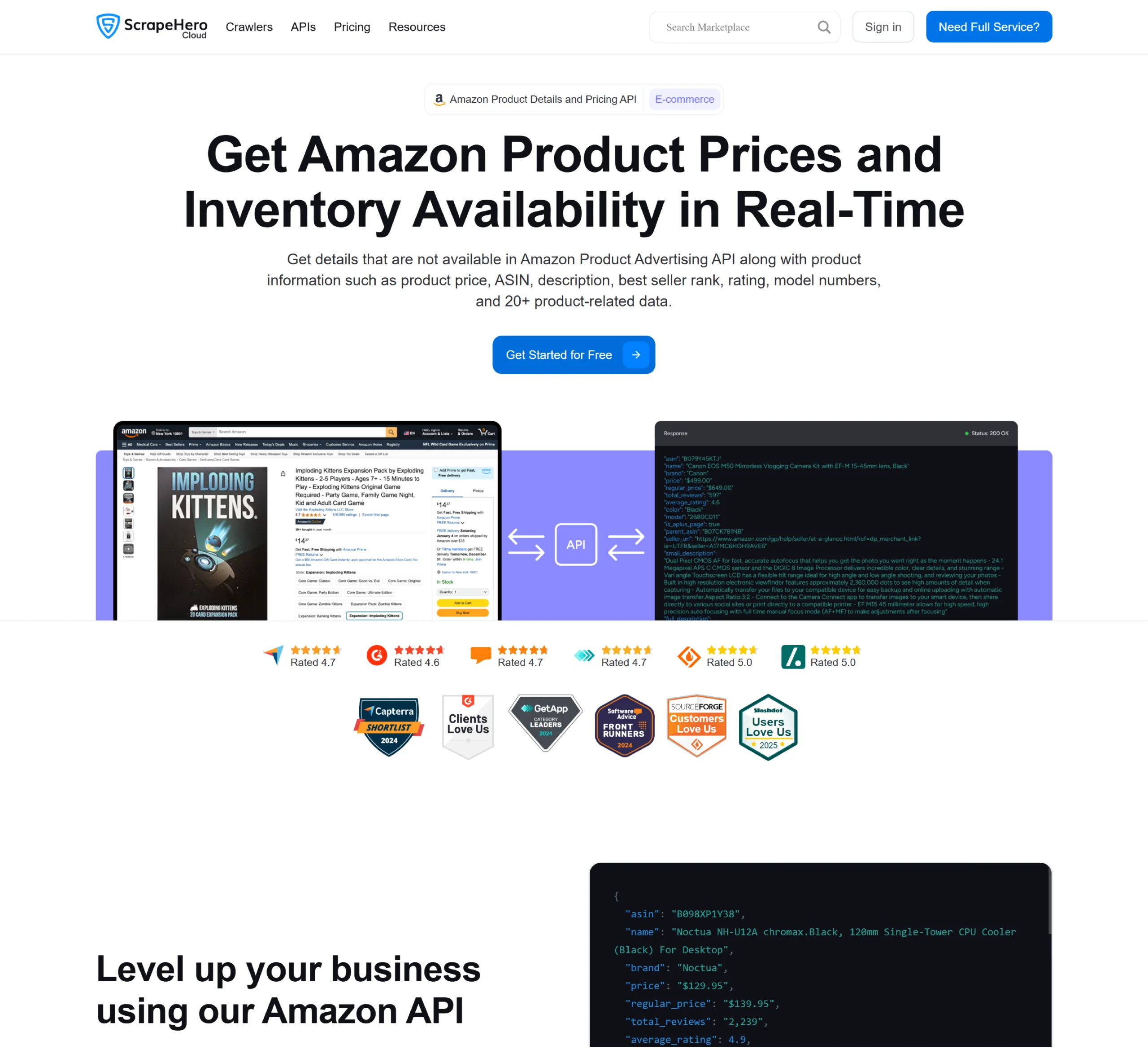Amazon Product Details and Pricing API