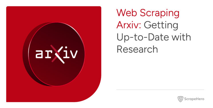 web scraping arxiv