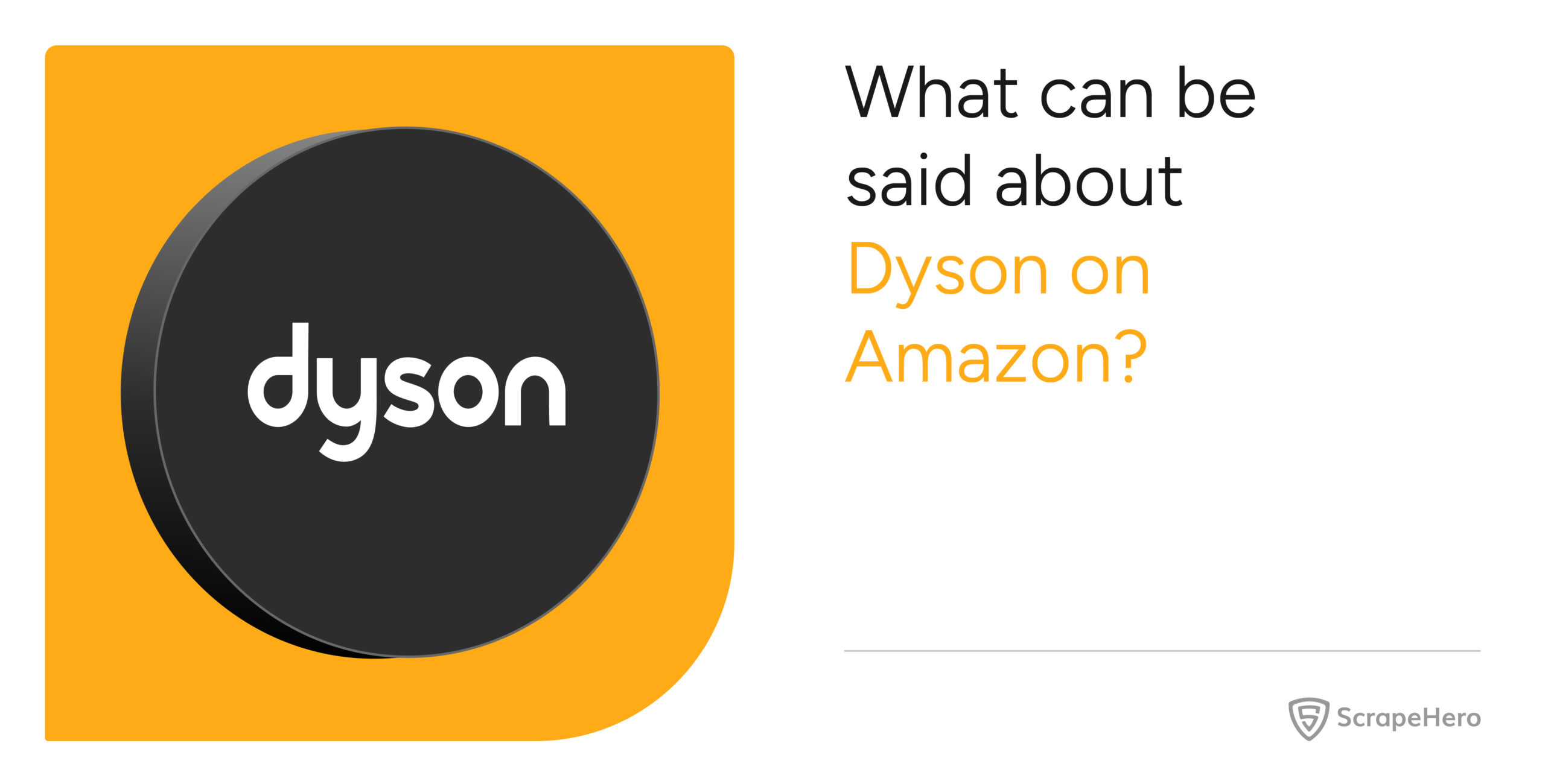 Dyson on Amazon