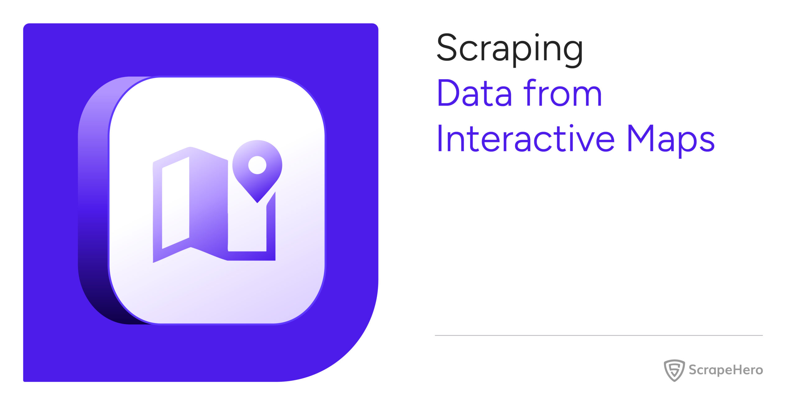 Scraping Data from Interactive Web Maps
