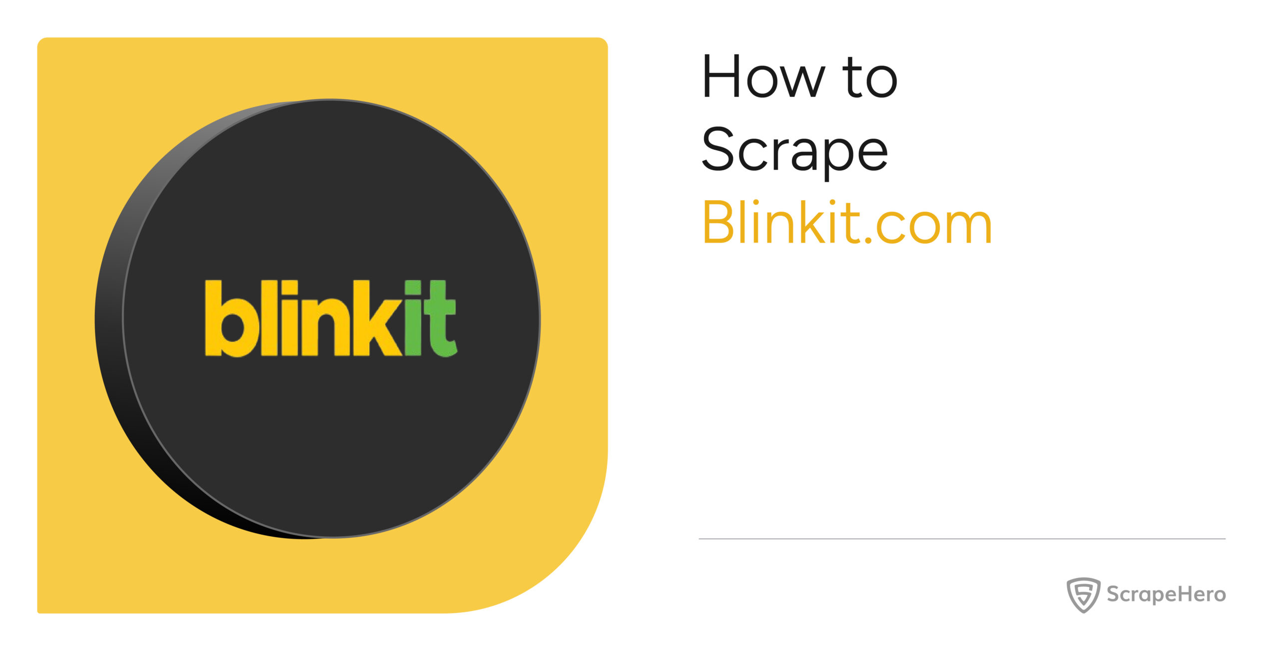 Blinkit data scraping