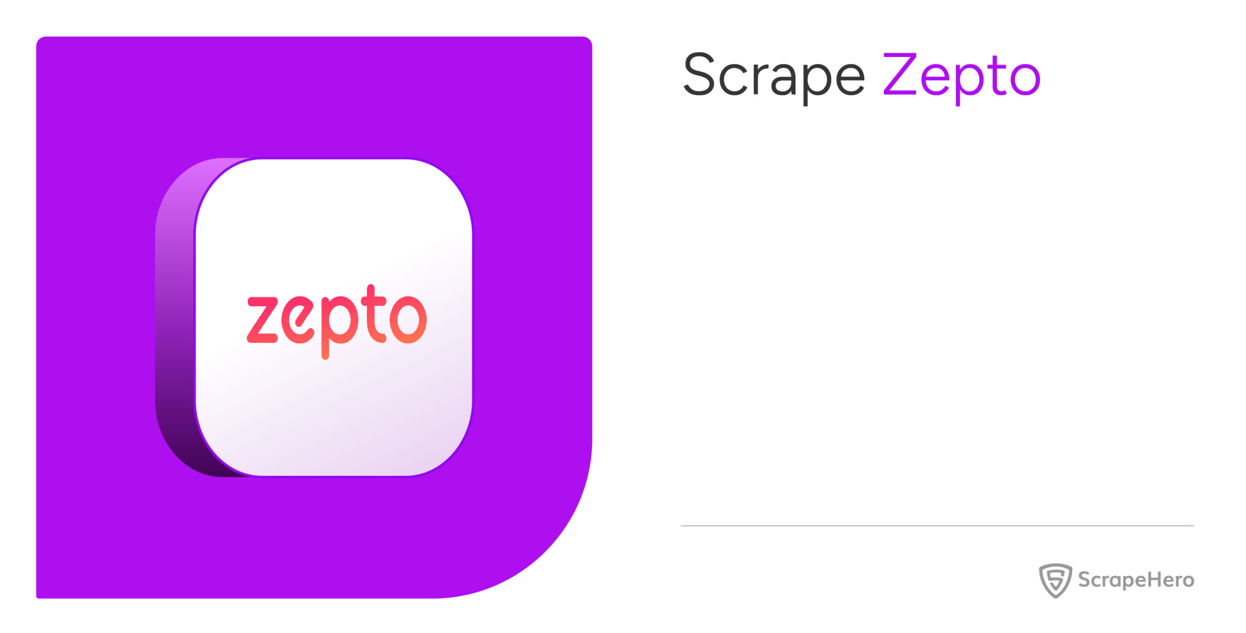 Scrape Zepto Data