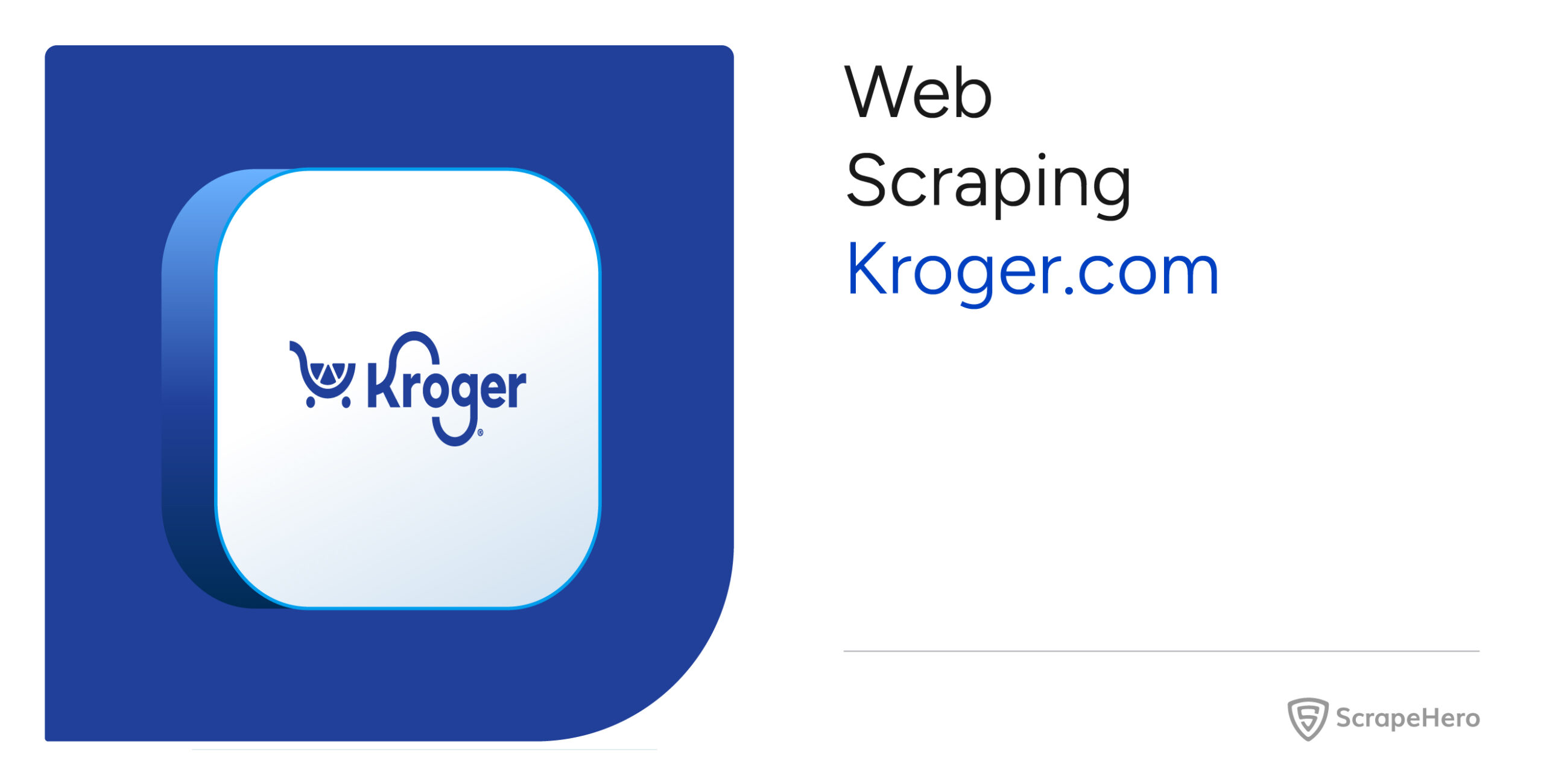 Scrape Kroger.com