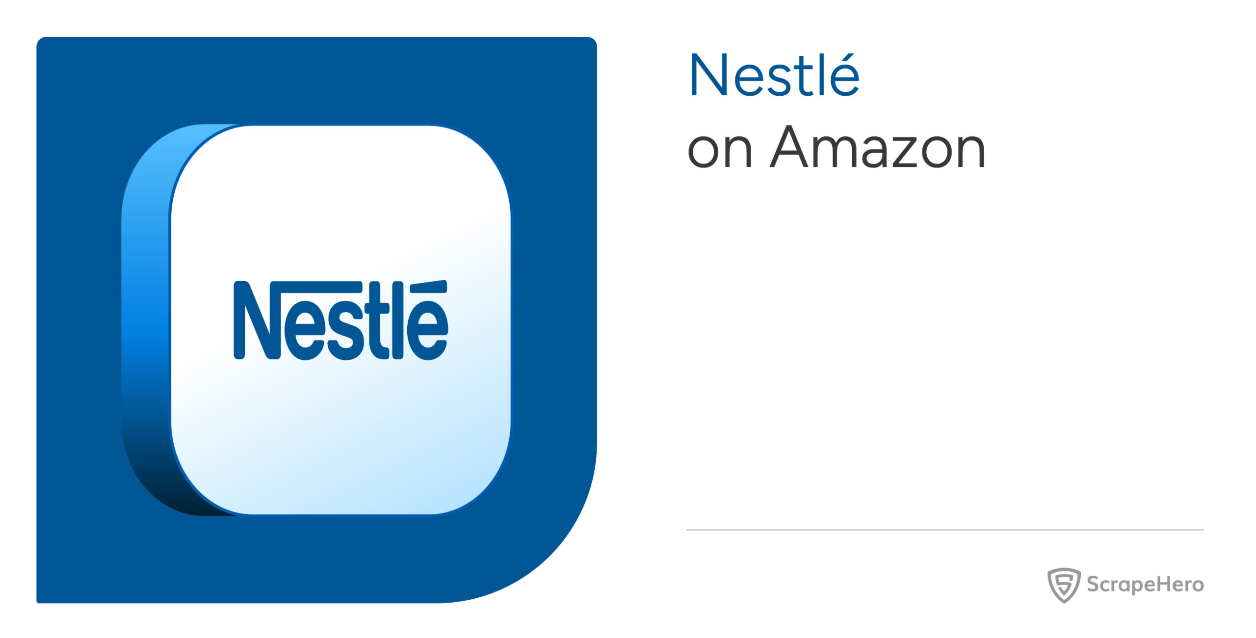 Nestlé products on Amazon