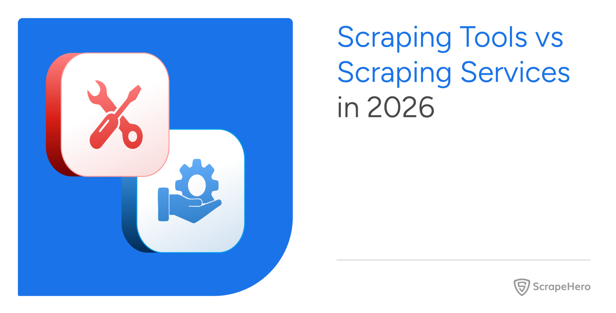 Scraping tools vs scraping services