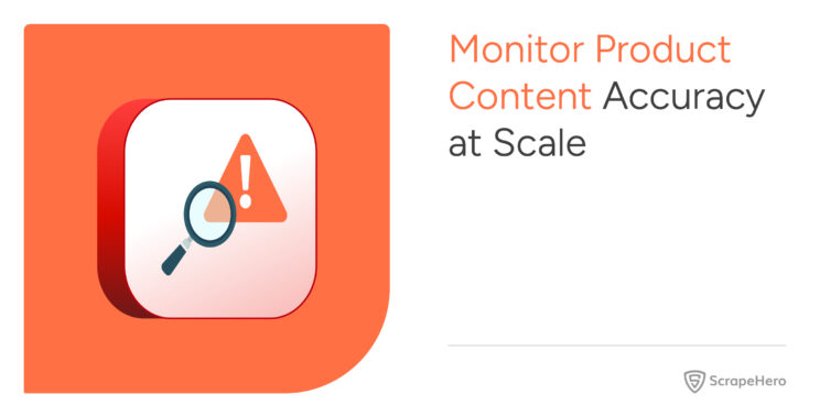 Product content monitoring