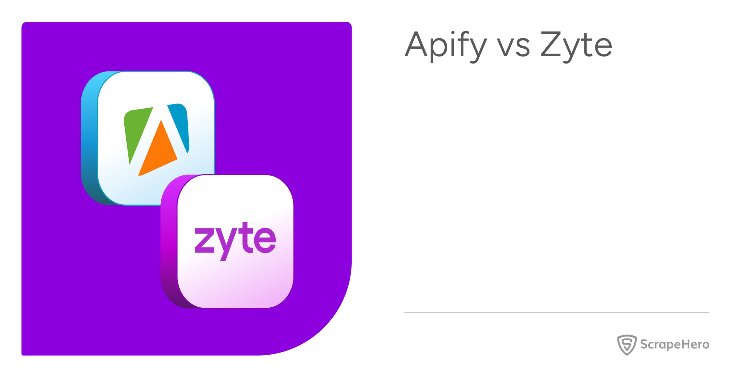 Apify vs Zyte
